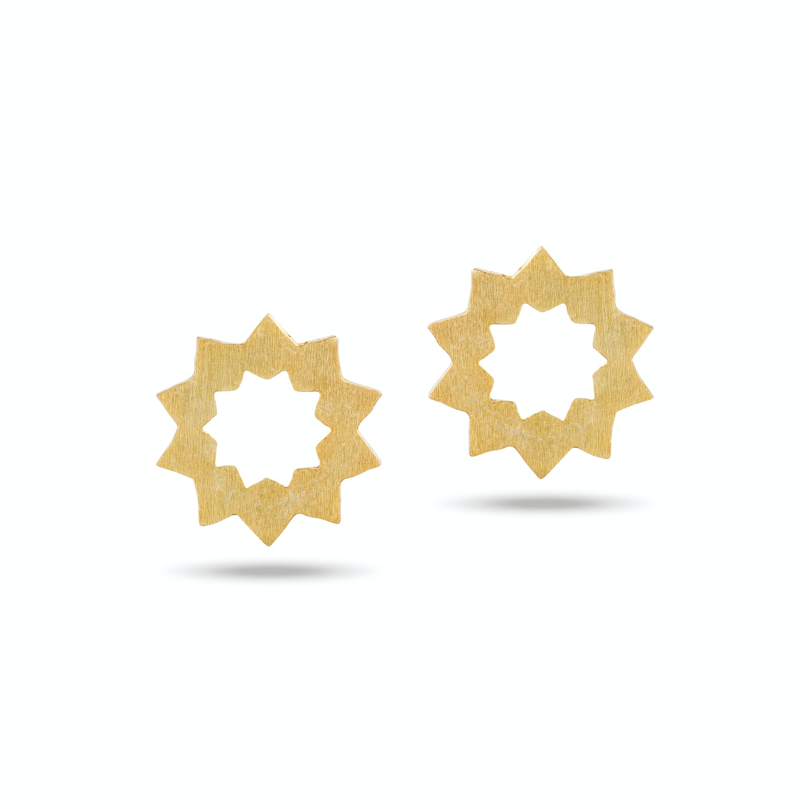 Sun Aaftab Studs in Gold Vermeil