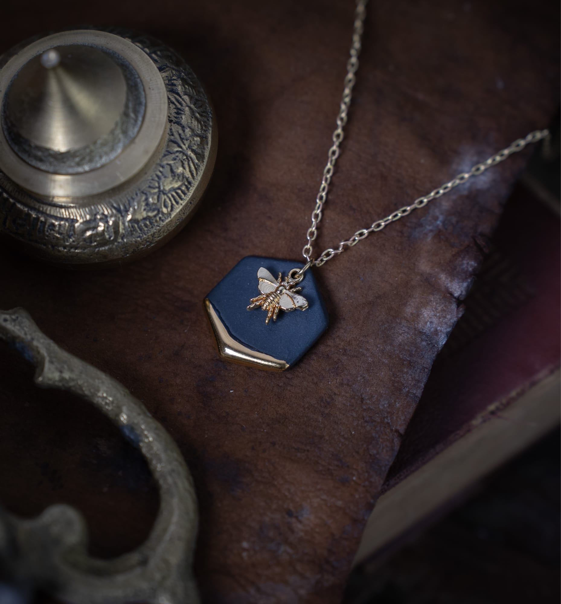 Honey Bee Necklace