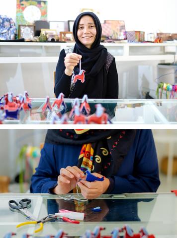 Brave Ibis Ornament, Made by Syrian Refugees in Turkey