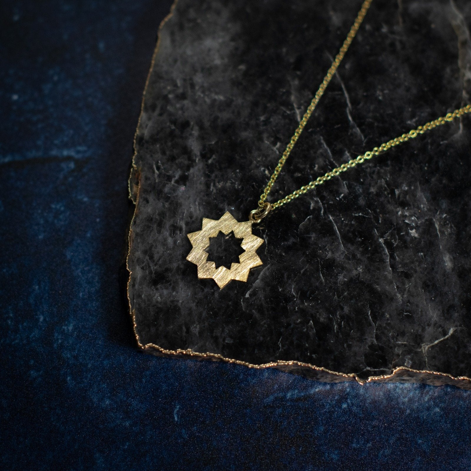 Sun Aaftab Studs in Gold Vermeil